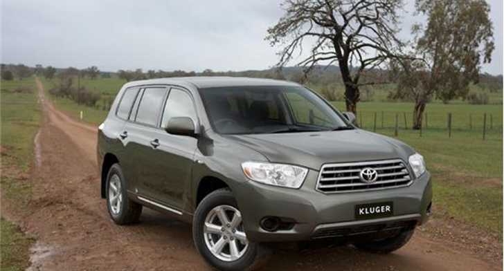 2011 TOYOTA KLUGER 4D WAGON KX-R 5 SEAT