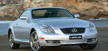 2010 LEXUS SC430 2D CONVERTIBLE