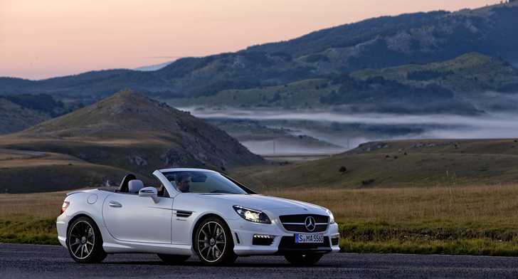 2011 MERCEDES-BENZ SLK 2D CONVERTIBLE 55 AMG