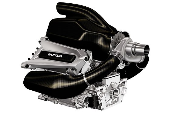 News - Honda Releases First Pic Of V6 Hybrid F1 Engine