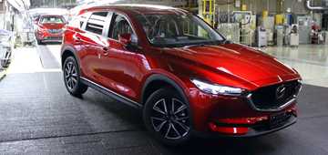 2017 Mazda CX-5 Enters Production