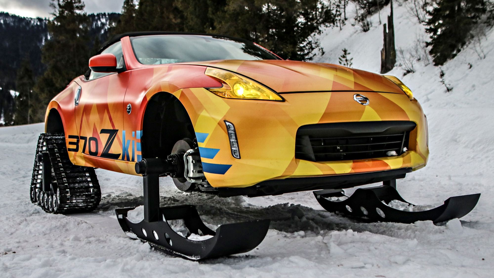 News - Nissan Shows Off 370'ZKI' Roadster/Snowmobile Pre-Chicago
