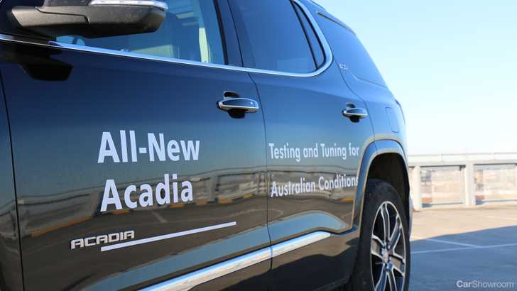 Holden Starts Local Testing Of All-New Acadia SUV