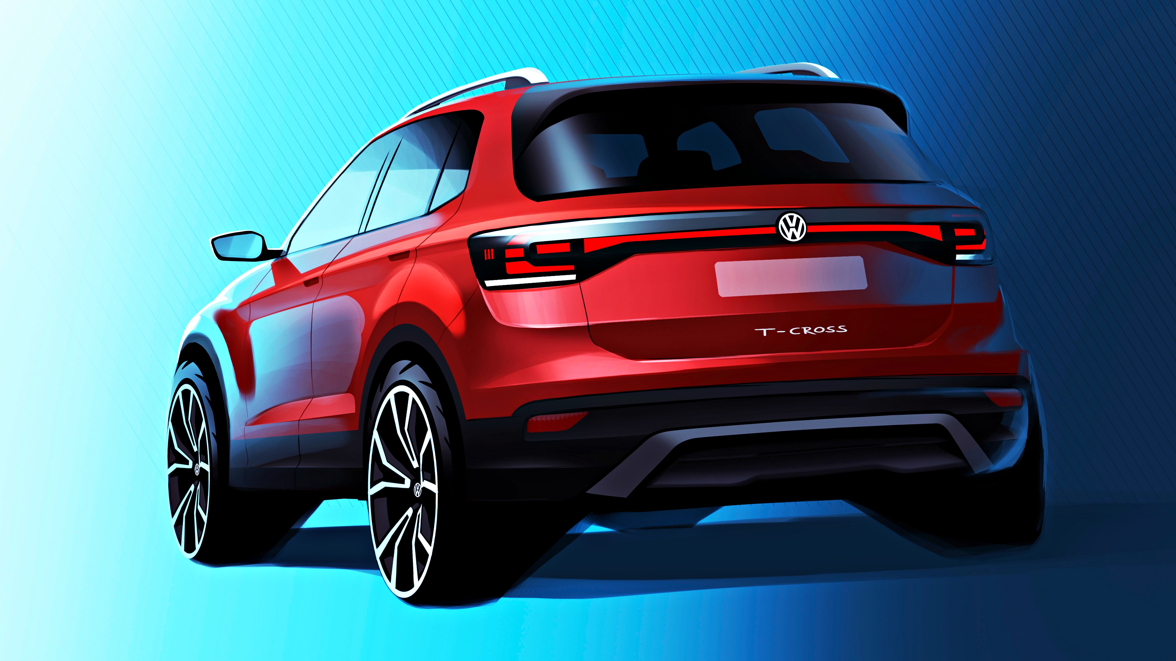 news volkswagen teases new t roc compact suv gallery 01