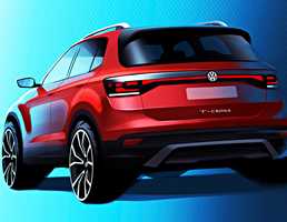 Volkswagen Teases New T-Cross Compact SUV