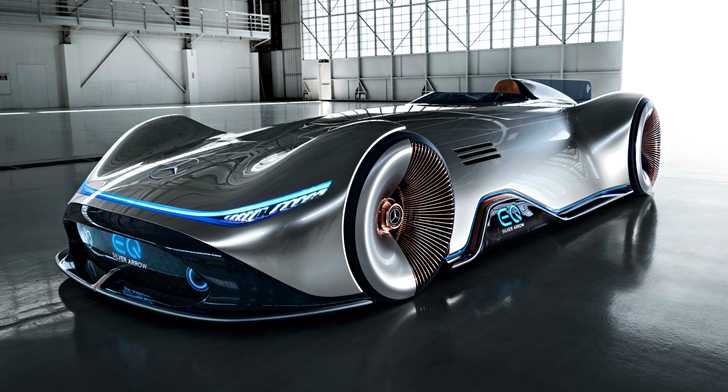 2018 Mercedes-Benz Vision EQ Silver Arrow Concept
