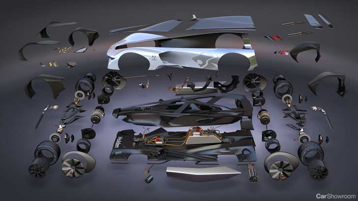 Holden Outs Stunning 1,000kW Time Attack Concept Racer