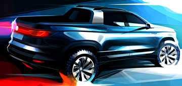 Volkswagen Teases Tiguan-Sized Ute Concept – Gallery