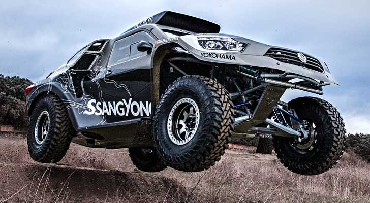 2019 SsangYong Rexton DKR Rally Car