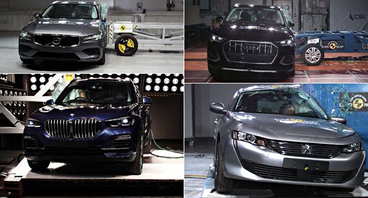 5-Stars For BMW X5, Audi Q3, Volvo S60, Peugeot 508 – Gallery
