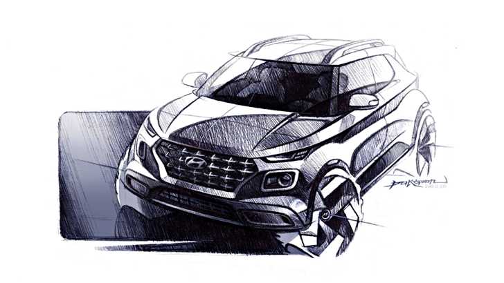 Hyundai Teases Its Venue Compact SUV – Gallery