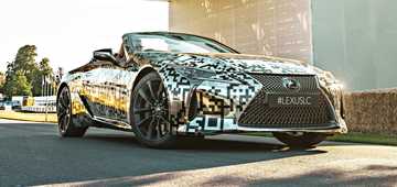 Lexus Stops Short Of Confirming The LC Convertible At Goodwood
