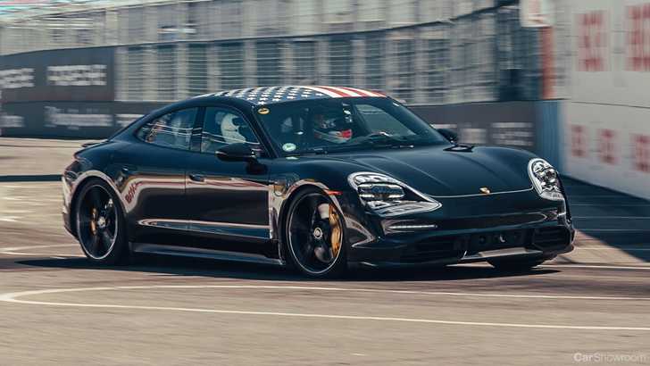 Porsche Taycan Prototype Crashes Formula E Finale In NYC