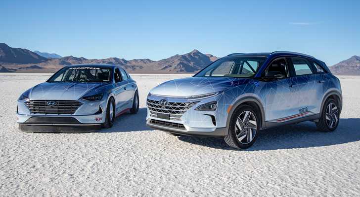 Hyundai Guns For ‘Eco’ Land Speed Record With Nexo and Sonata
