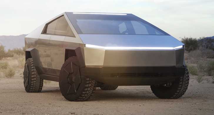 Tesla Unwraps The Sci-Fi Cybertruck In Los Angeles